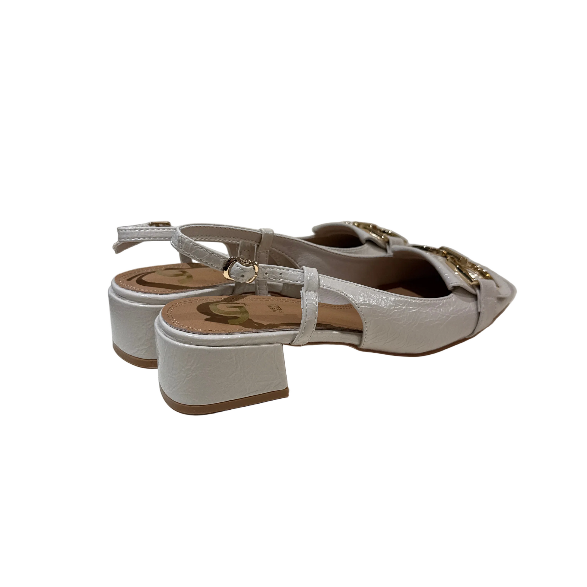 GOLD & GOLD CHANEL FIBBIA BEIGE T.30