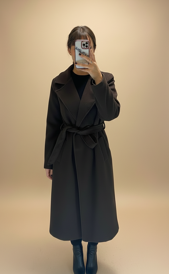 Cappotto marrone Lineaelle