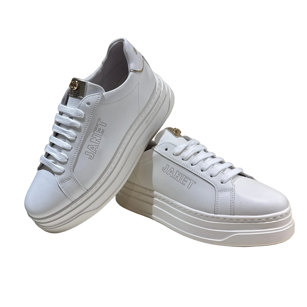 JANET & JANET SNEAKERS PLAT WHITE DONNA J-564