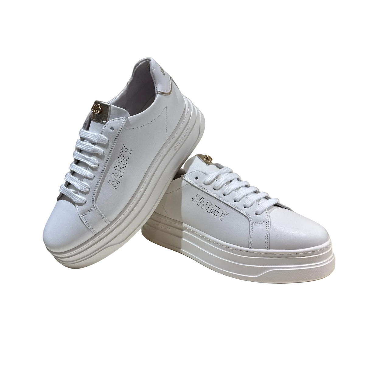 JANET & JANET SNEAKERS PLAT WHITE DONNA J-564