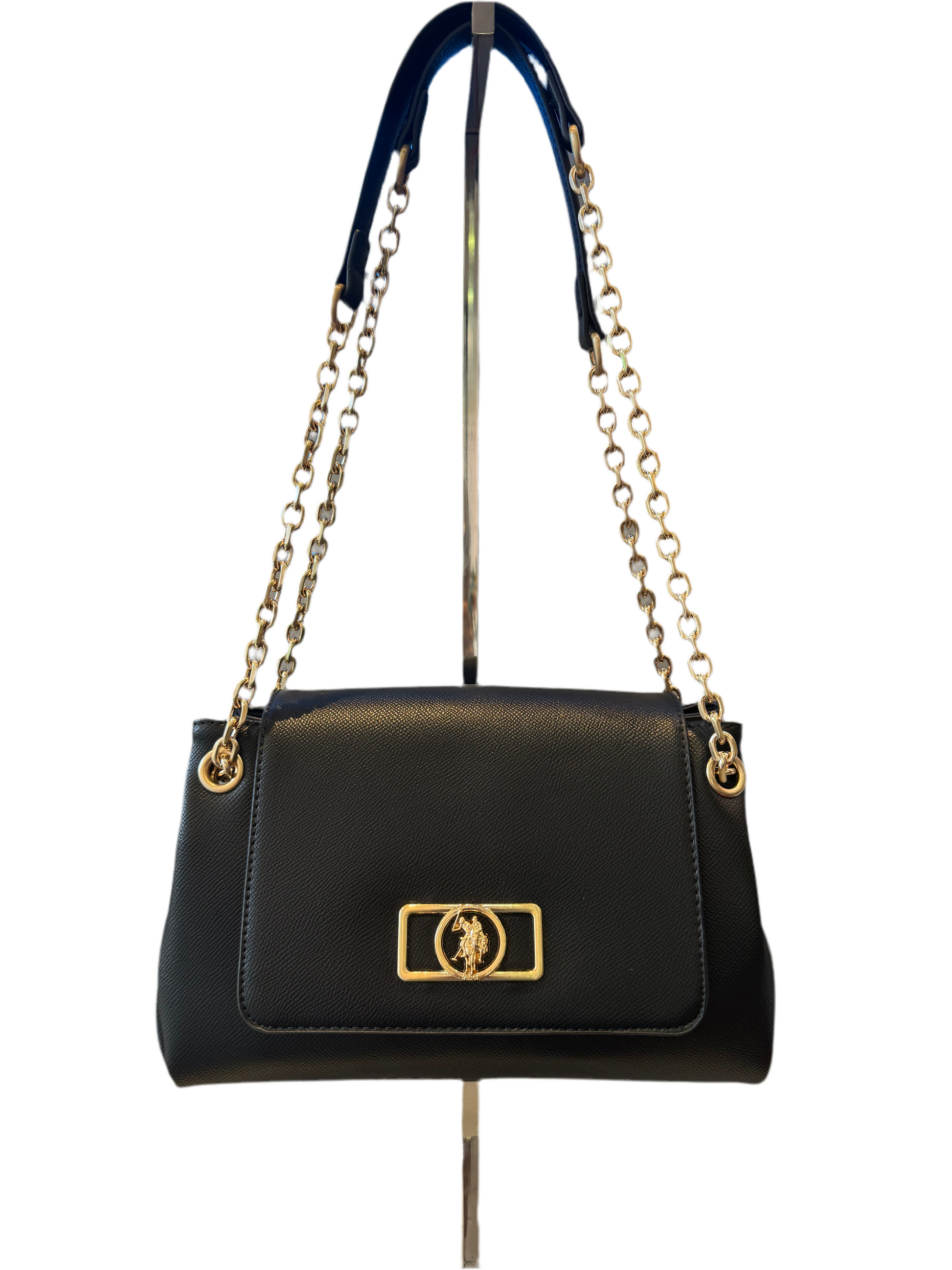 Borsa jones chic flop chain cro pu black us polo