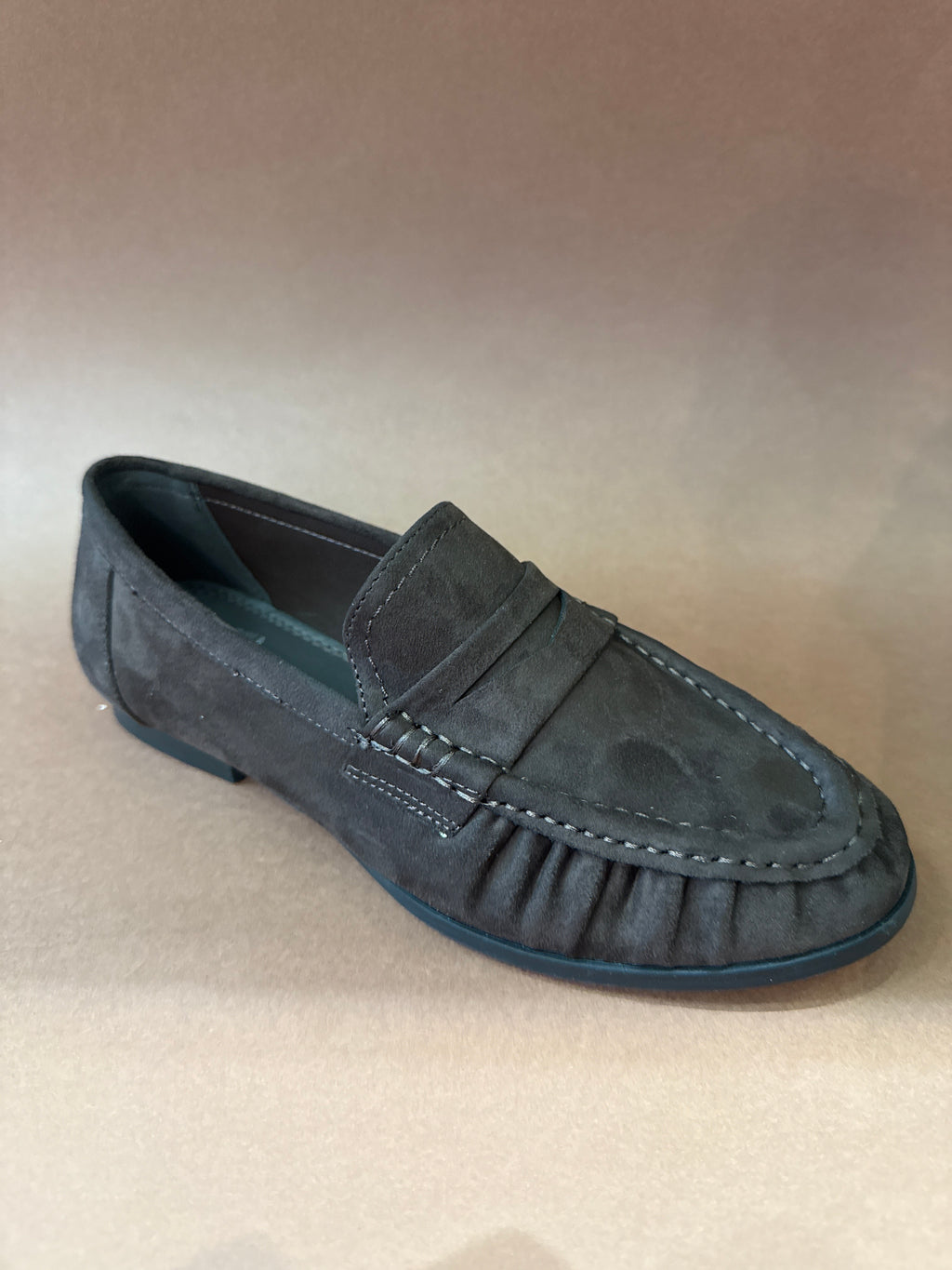 GOLD & GOLD MOCASSINO ARRICCIATO CAMOSCIO T.MORO DONNA