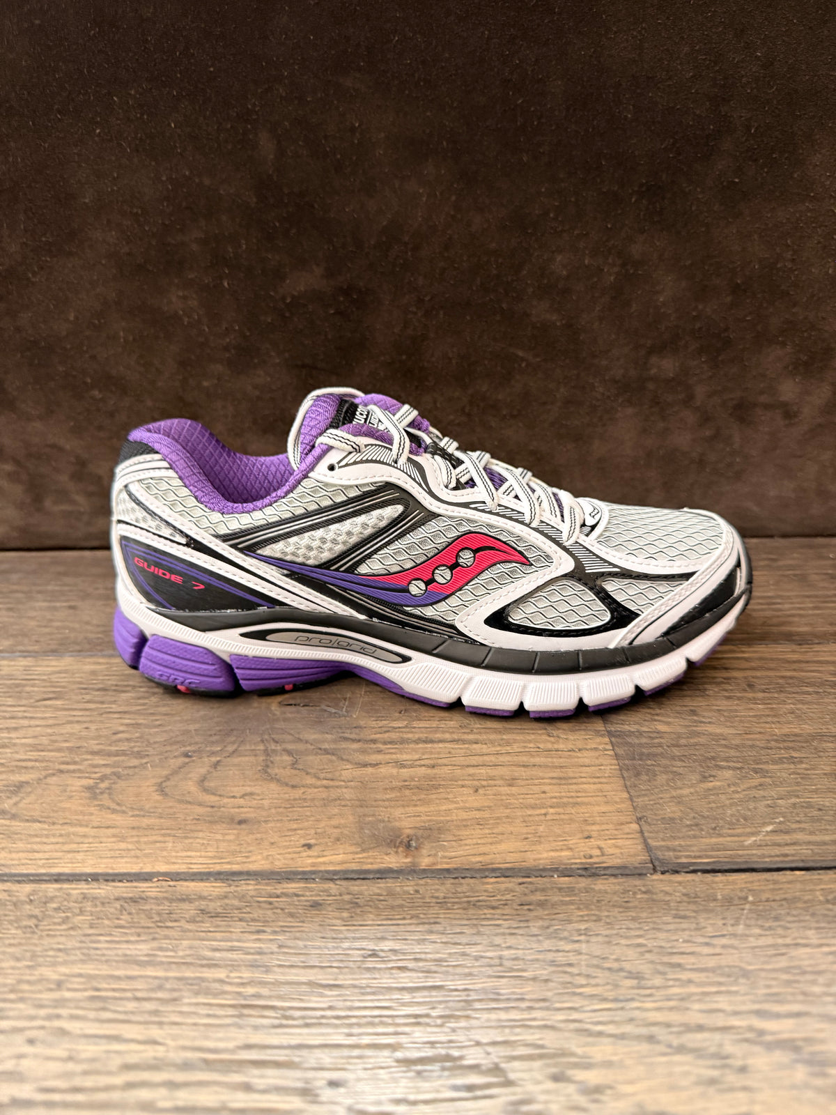 SAUCONY PROGRID GUIDE 7 WHITE-DRUPE DONNA