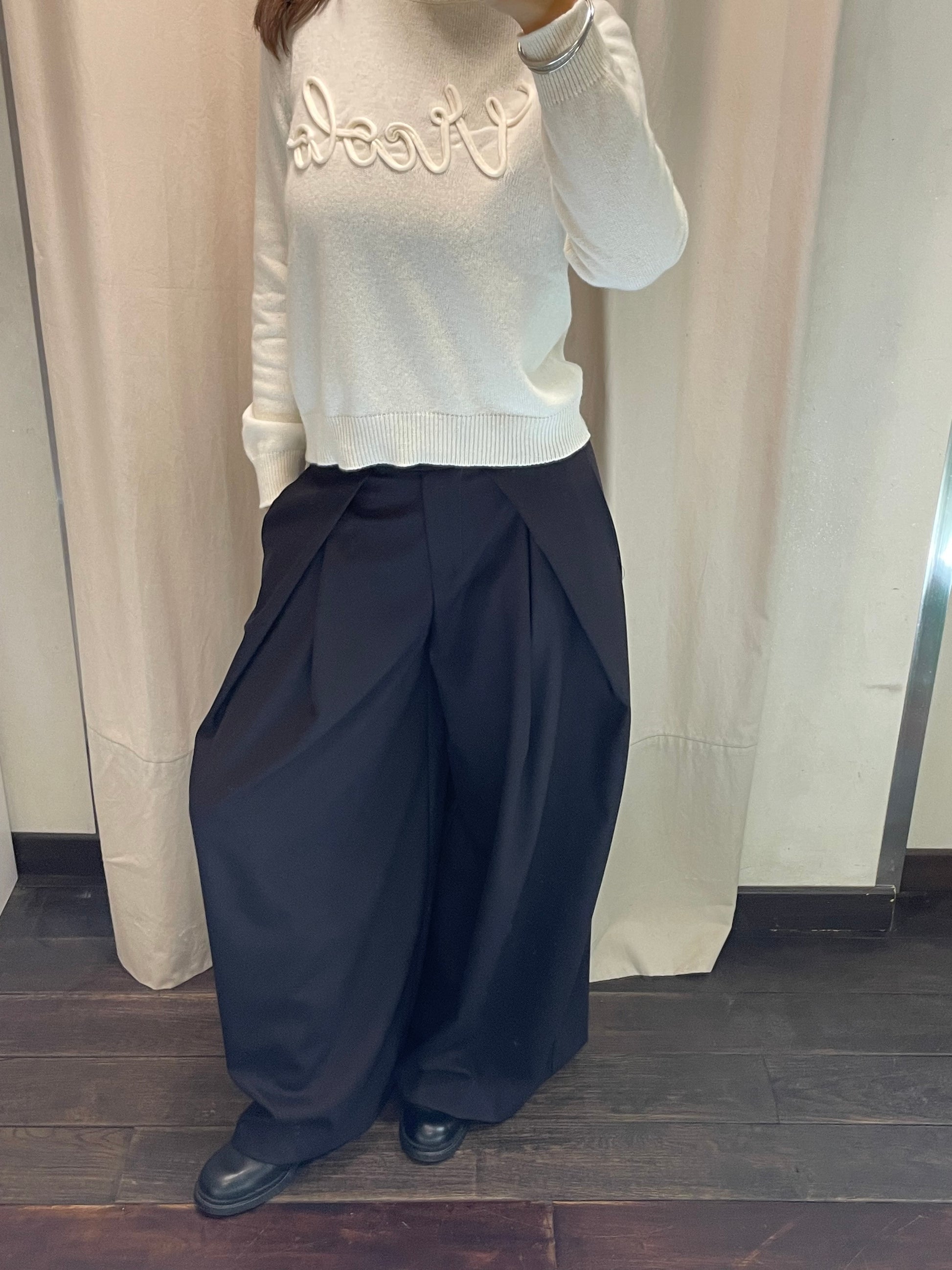 Pantalone con pens neri Vicolo