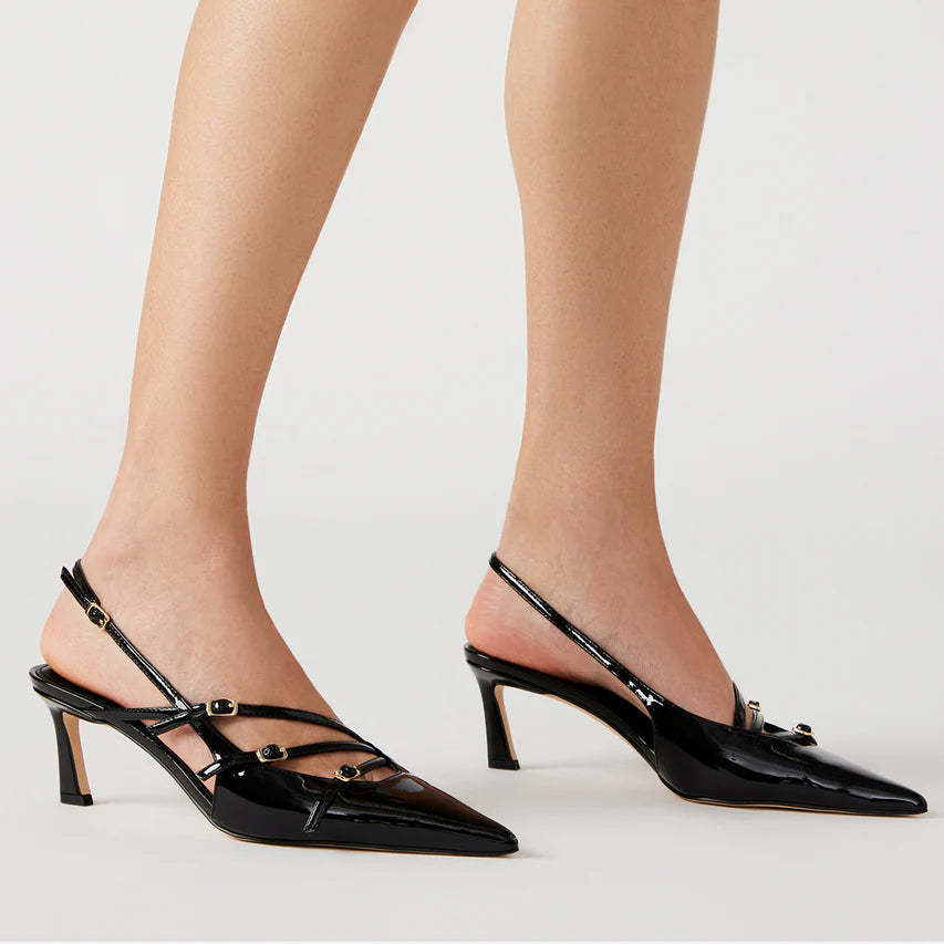 Slingback Liana vernice nera Steve Madden