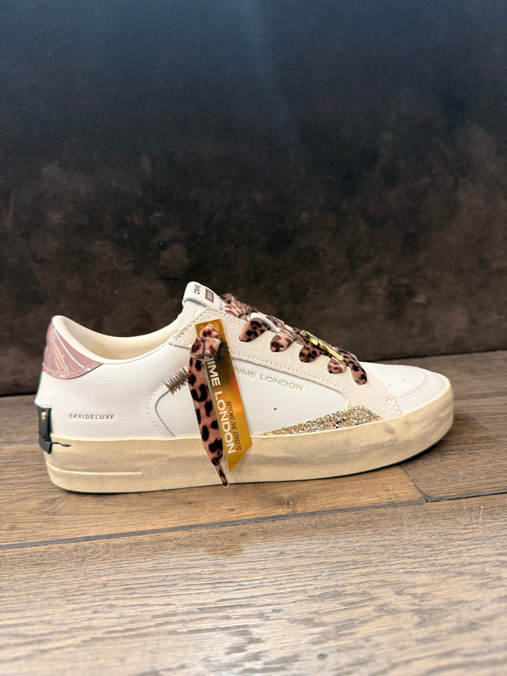 CRIME LONDON SK8  BIANCA TOP CIPRIA LACCI LEO DONNA