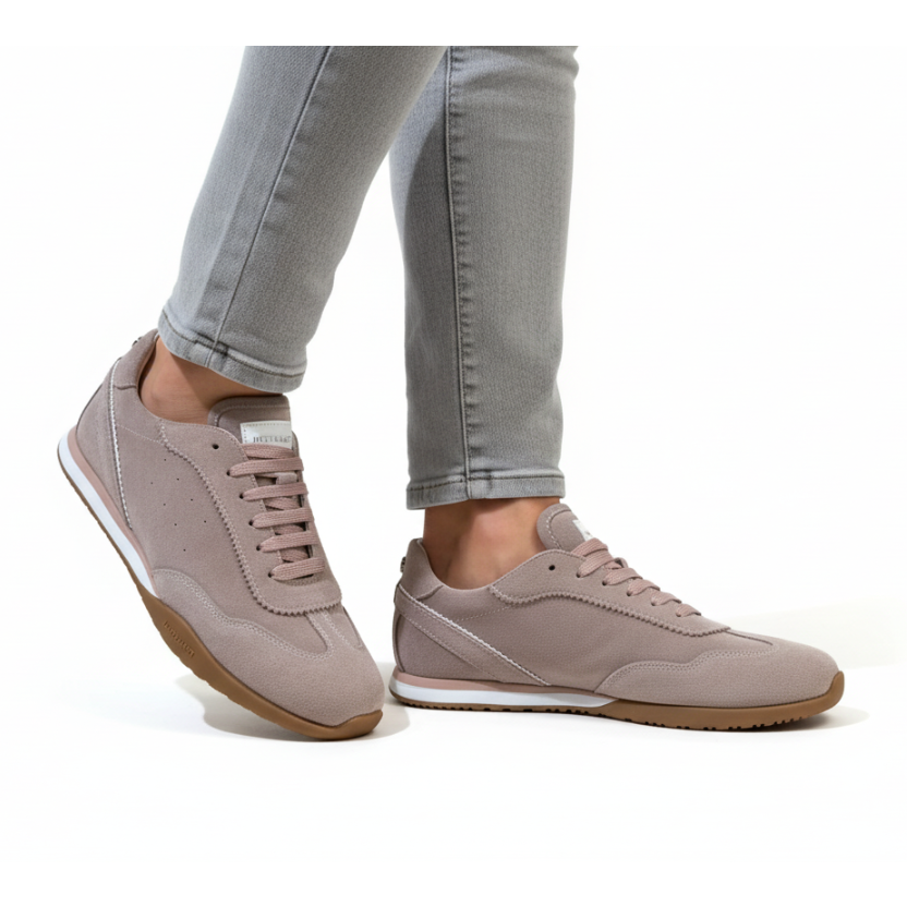 JANET & JANET SNEAKERS BASSE PINK7WHITE J-630 DONNA