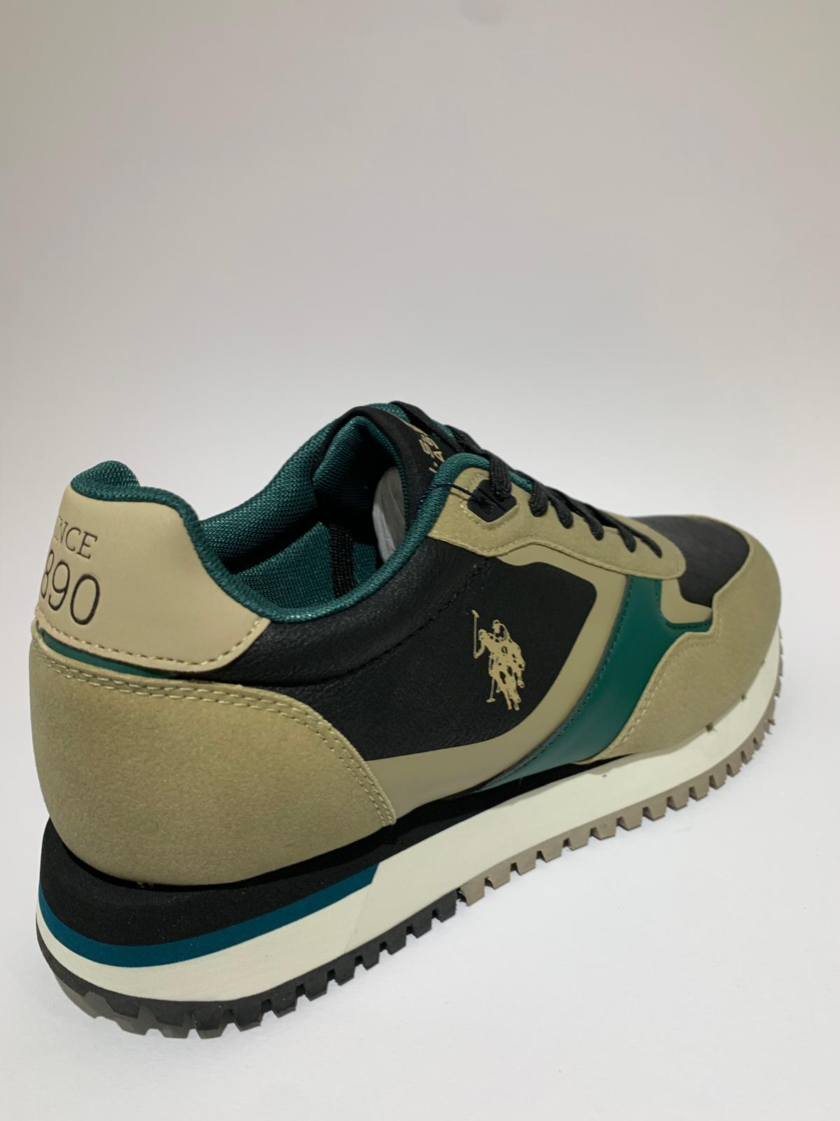 Sneakers Uomo - JUSTIN001-NERO - BEIGE - U.S. POLO ASSN.