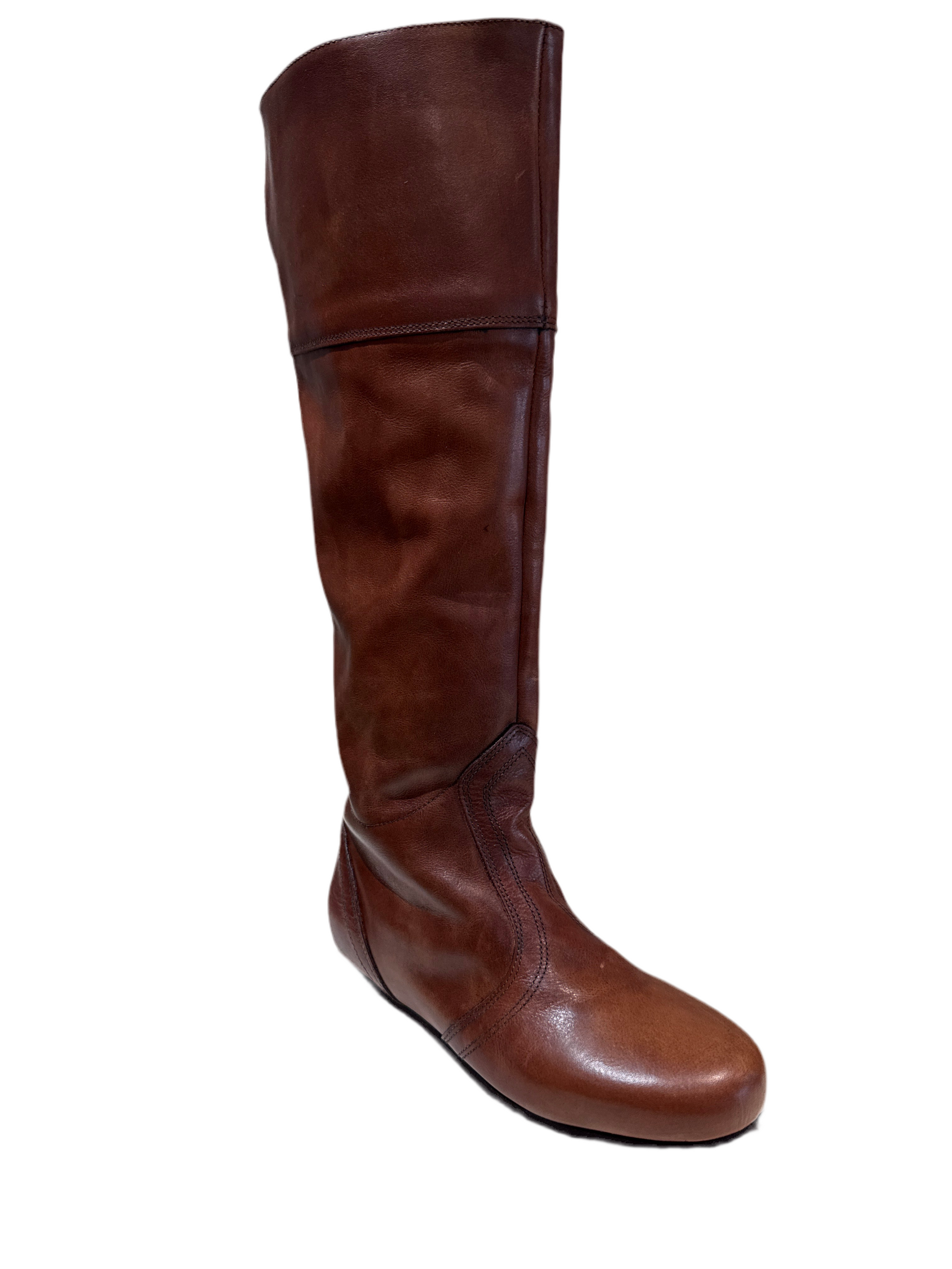 Stivali donna Temy Giada cognac