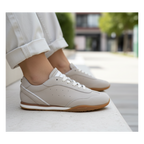 JANET & JANET SNEAKERS BASSE BEIGE J-630 DONNA