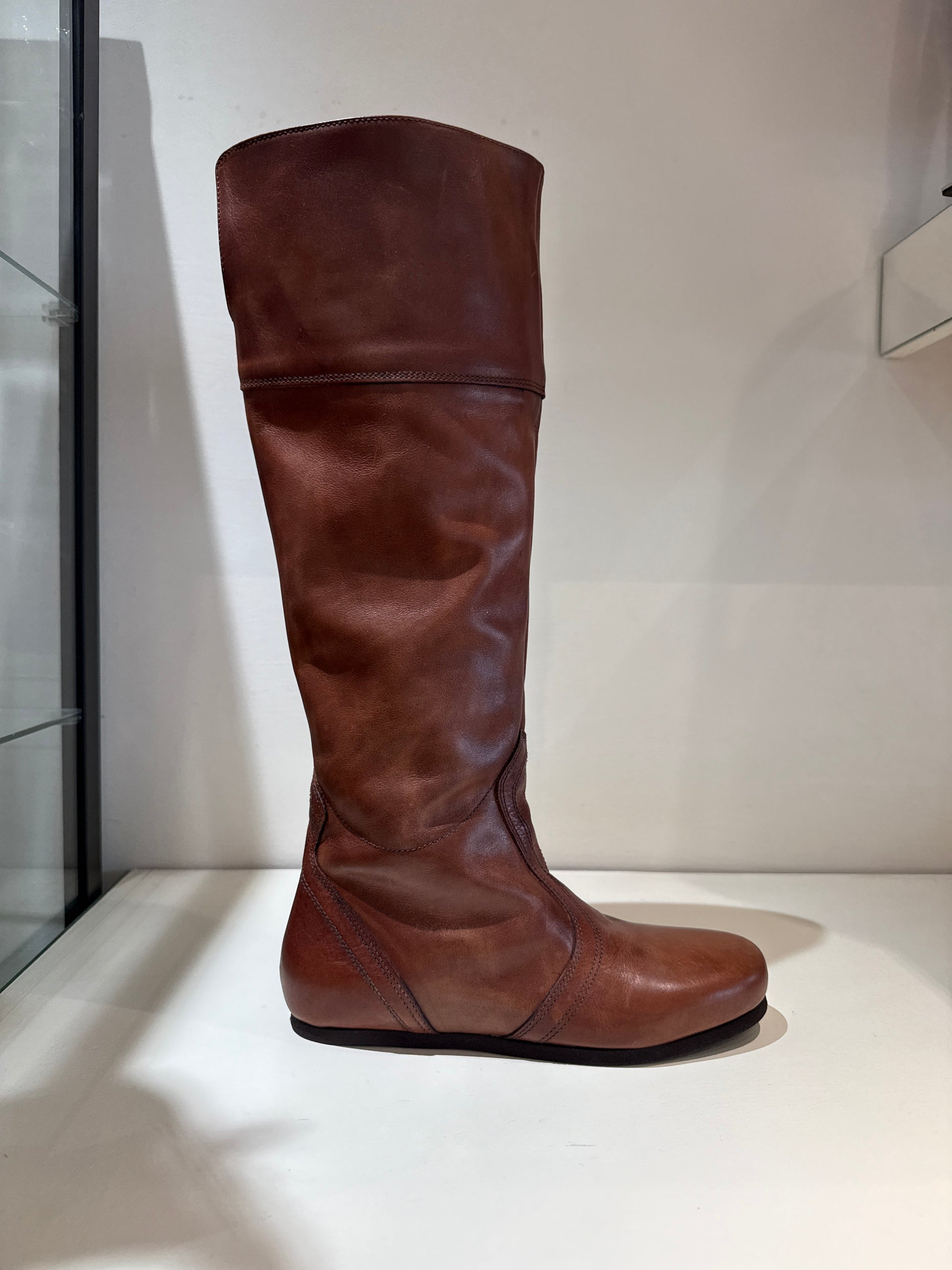 Stivali donna Temy Giada cognac