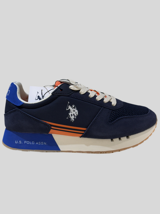 Sneakers U.S. uomo Polo jake001 blu