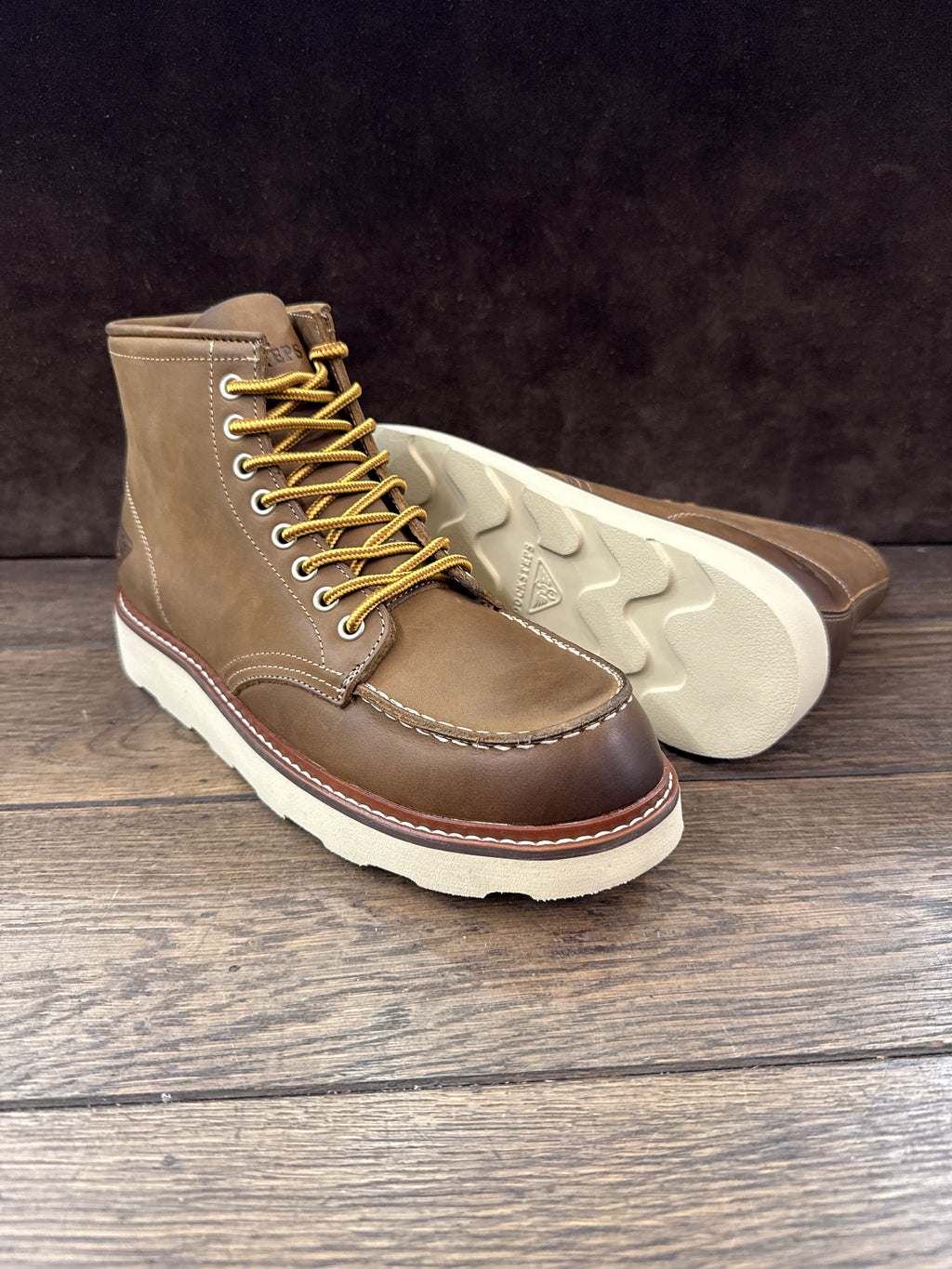 DOCKSTEPS OAKLAND 1726 LEATHER MUD