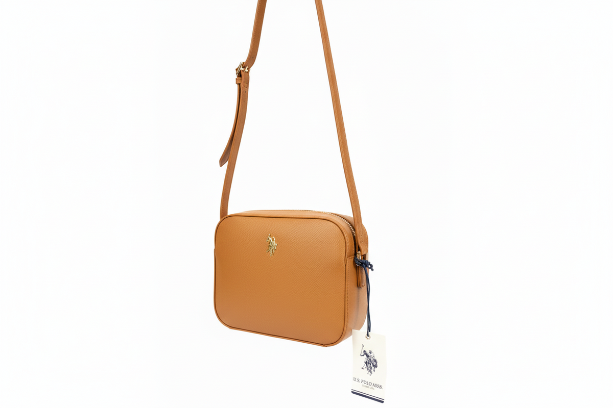 US POLO BORSA JONES CROSSBODY CAMEL