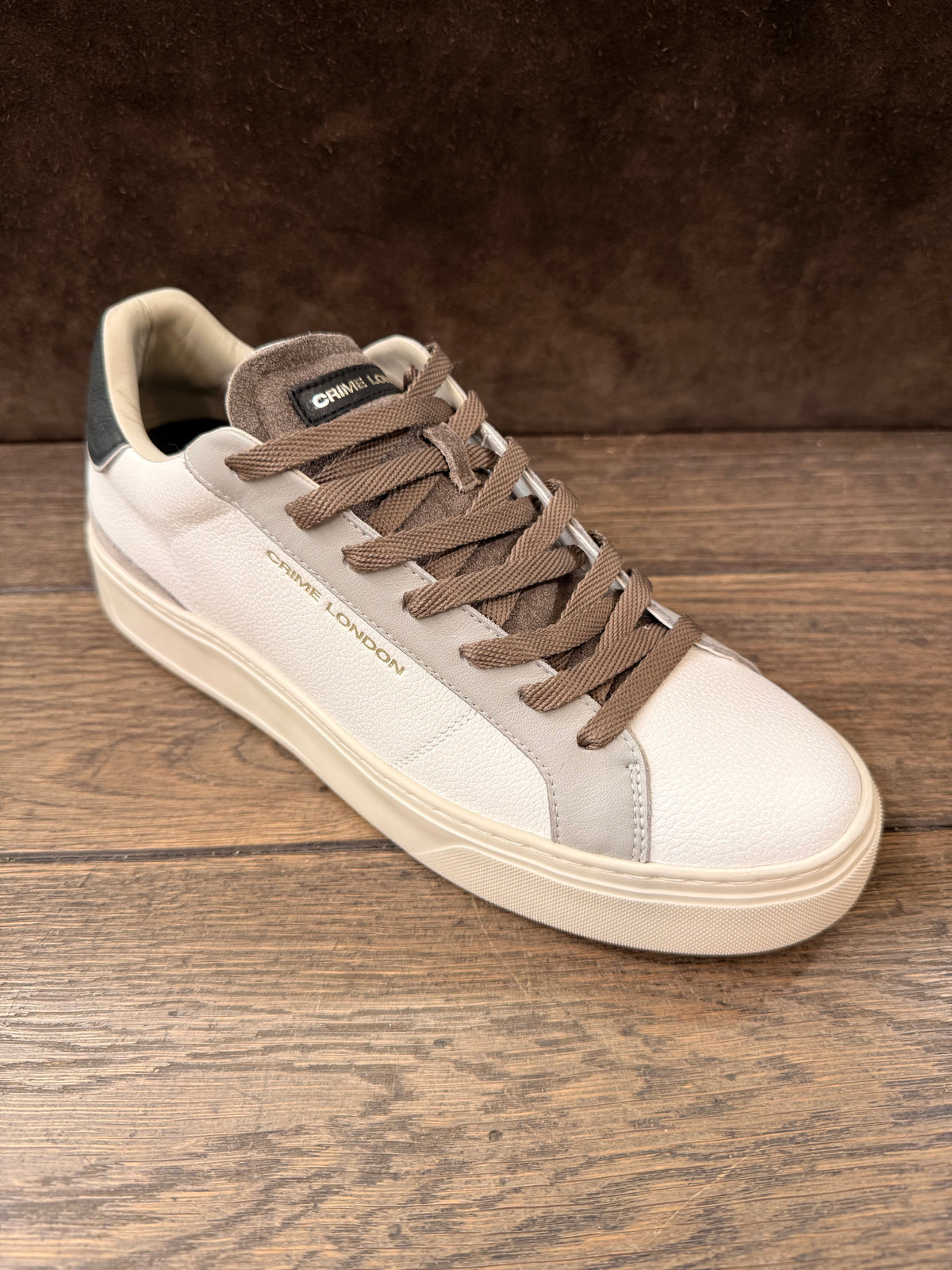 CRIME LONDON BLADE BIANCO TOP NERO UOMO