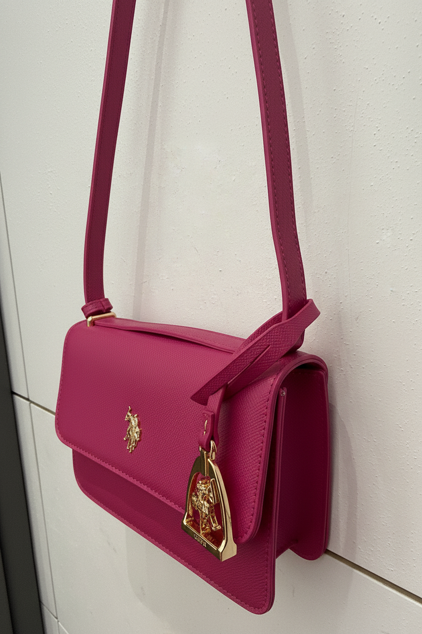 US POLO BORSA JONES FLAP fuxia