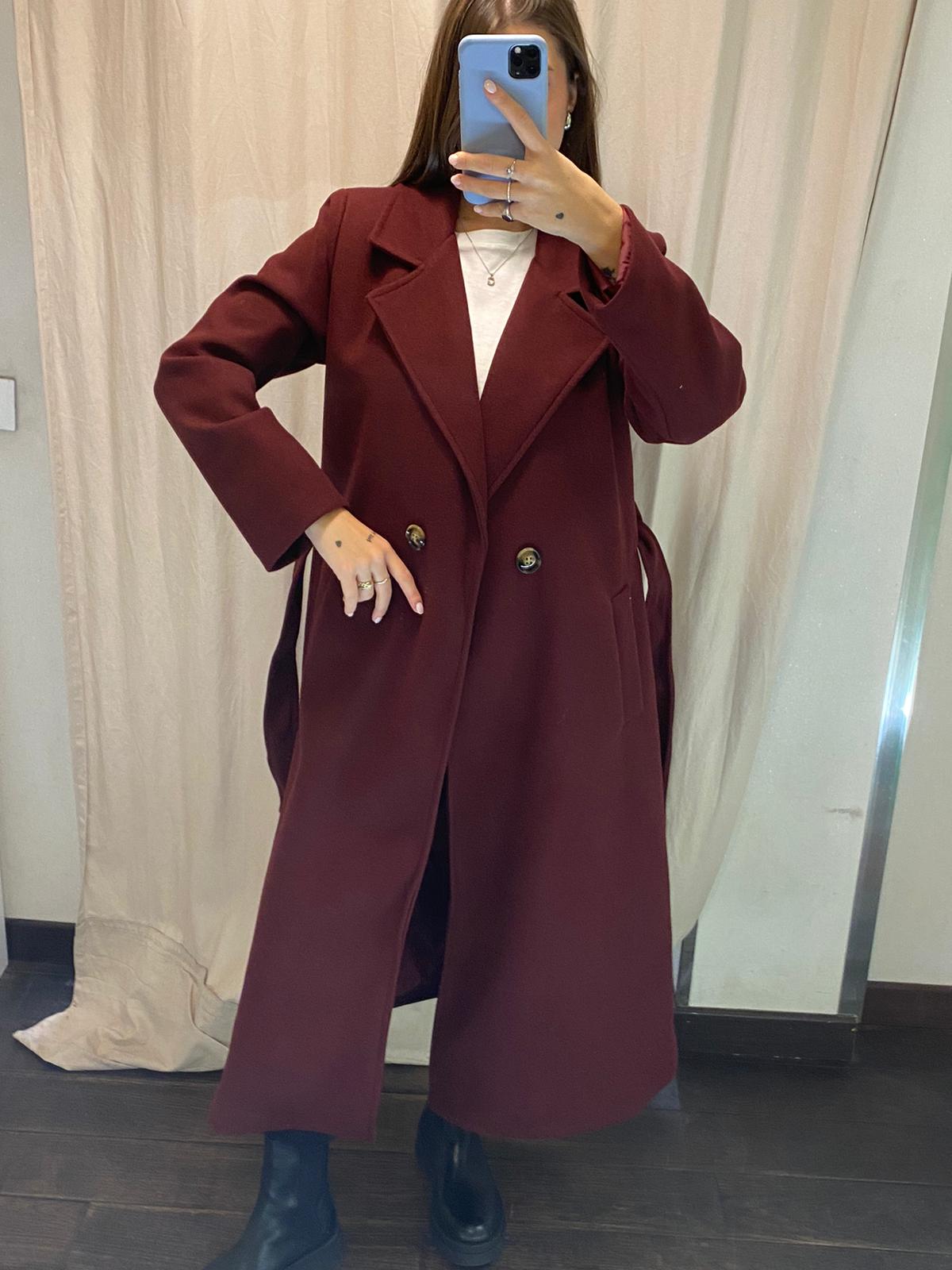 Cappotto bordeaux Autry