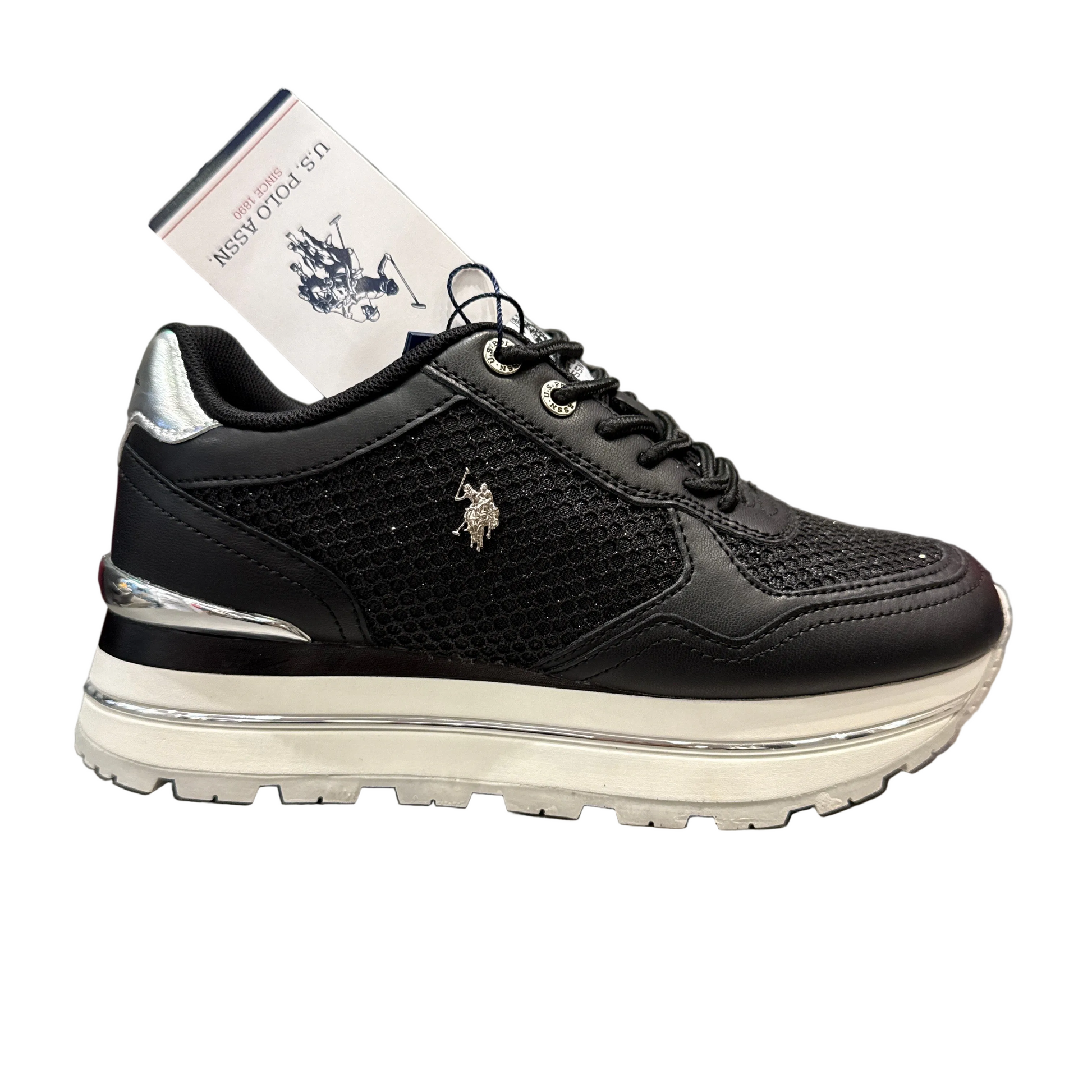 US POLO RYTA BLACK DONNA