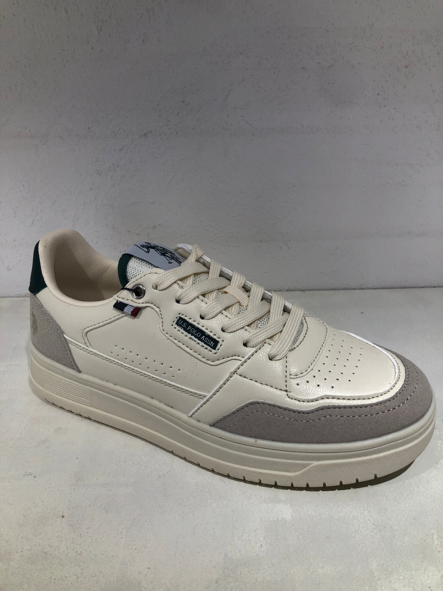 Sneakers Uomo - KOSMO BIANCO TOP VERDE - U.S POLO