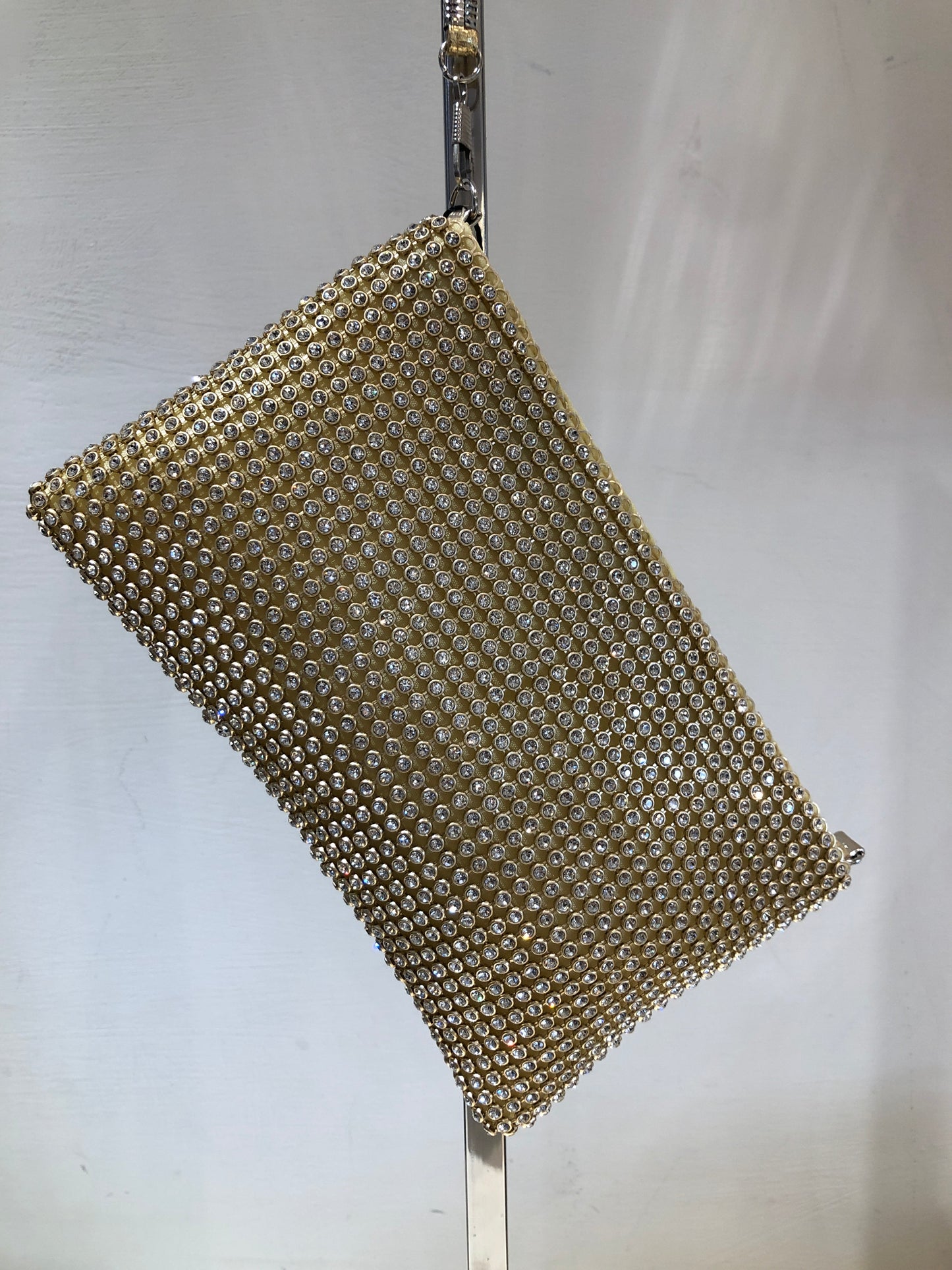 Borsina mini bag strass oro