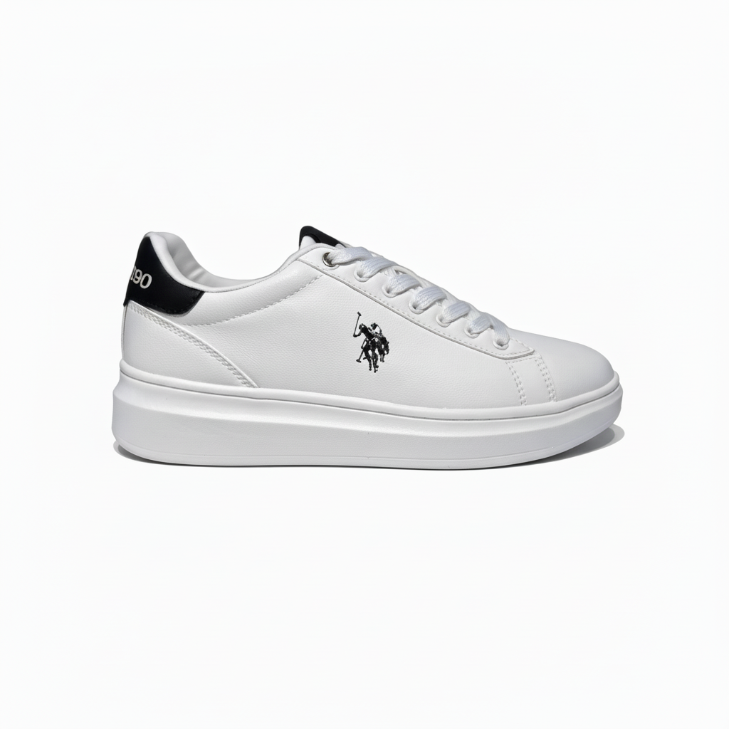 US POLO CODY WHITE-BLACK UOMO