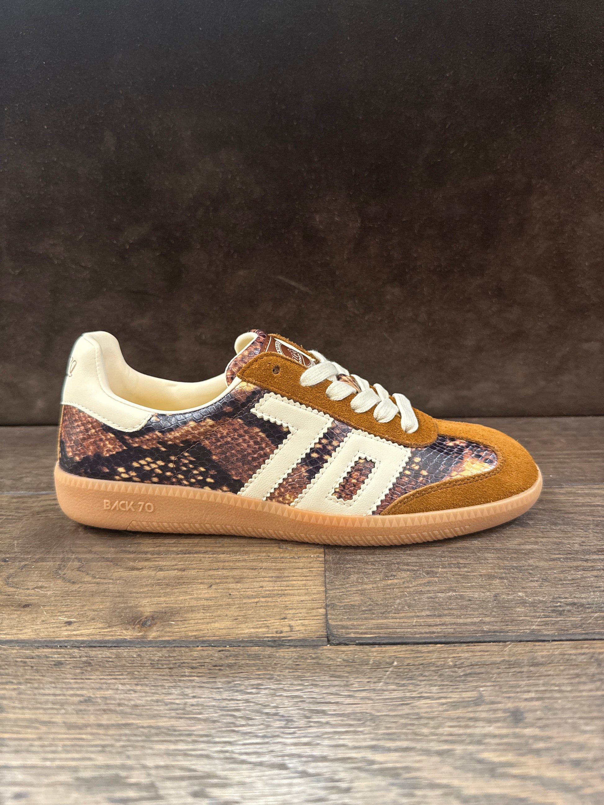 BACK 70 108005-000240 snake cuoio/butter 70  DONNA