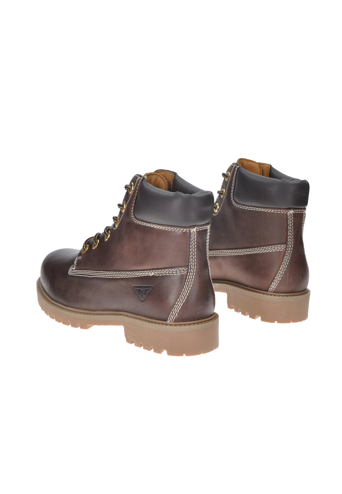 DOCKSTEPS STIVALETTI STRINGATI - MARRONE