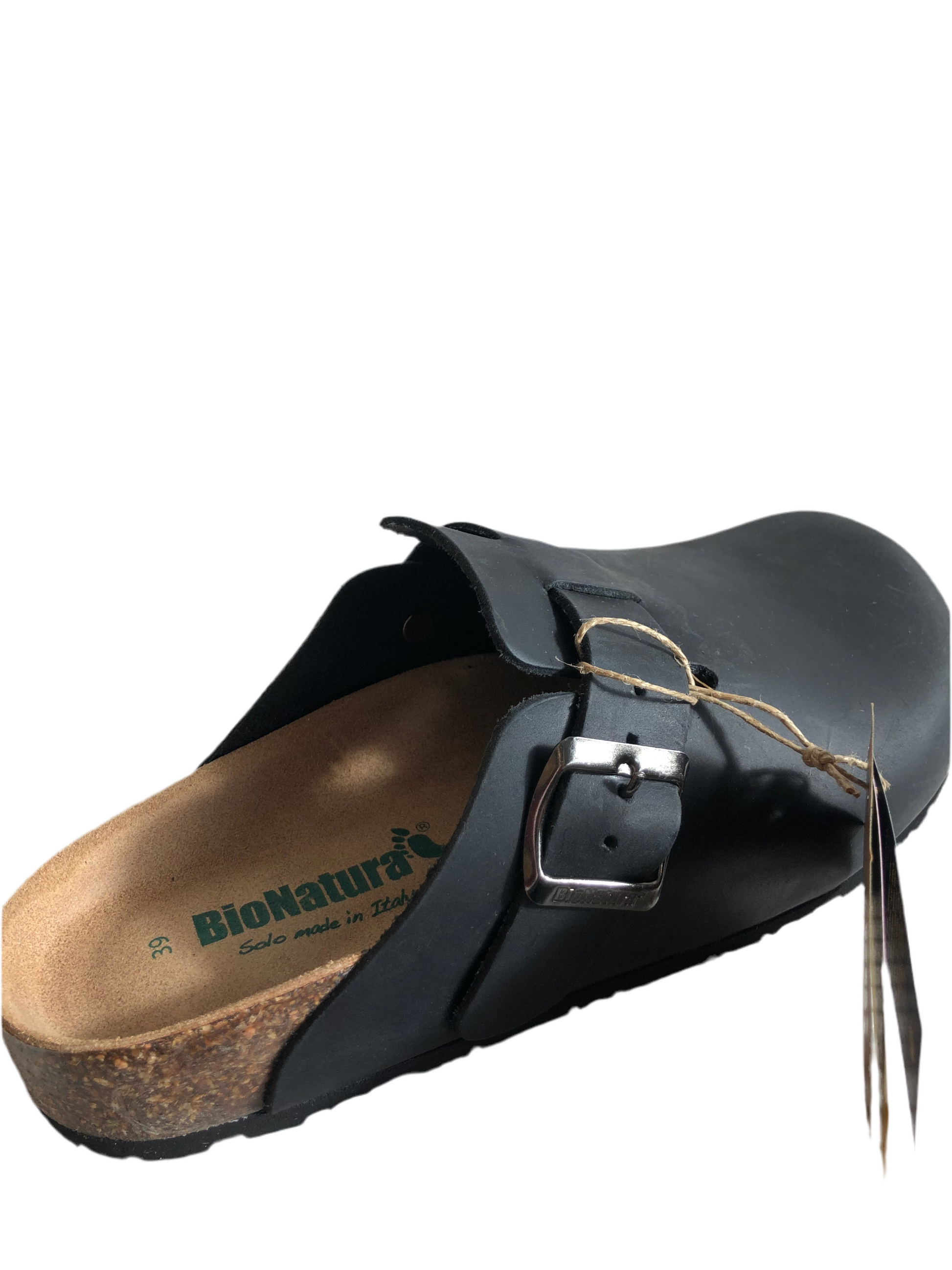 Sabot Vegas ingrassato nero - Bionatura
