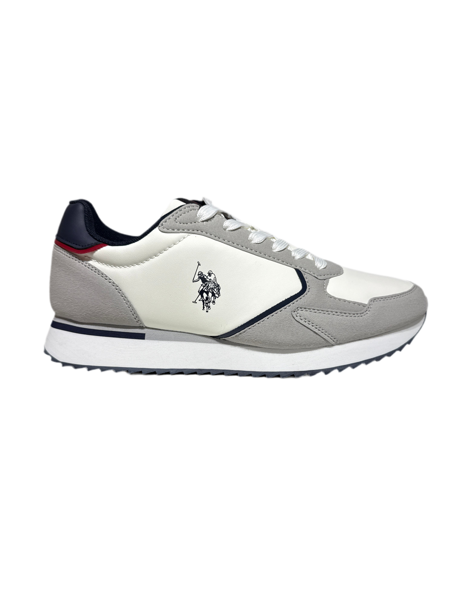 Sneakers uomo Us Polo CHRIS001-BWR BIANCO