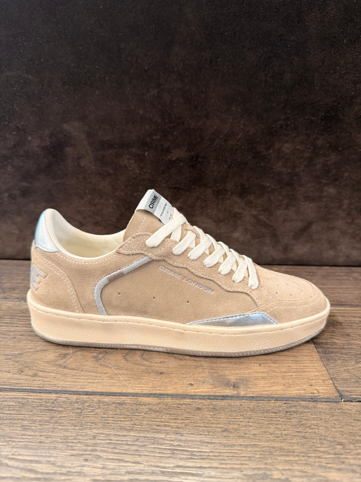 CRIME LONDON CHELSEA CAMOSCIO TAUPE DONNA