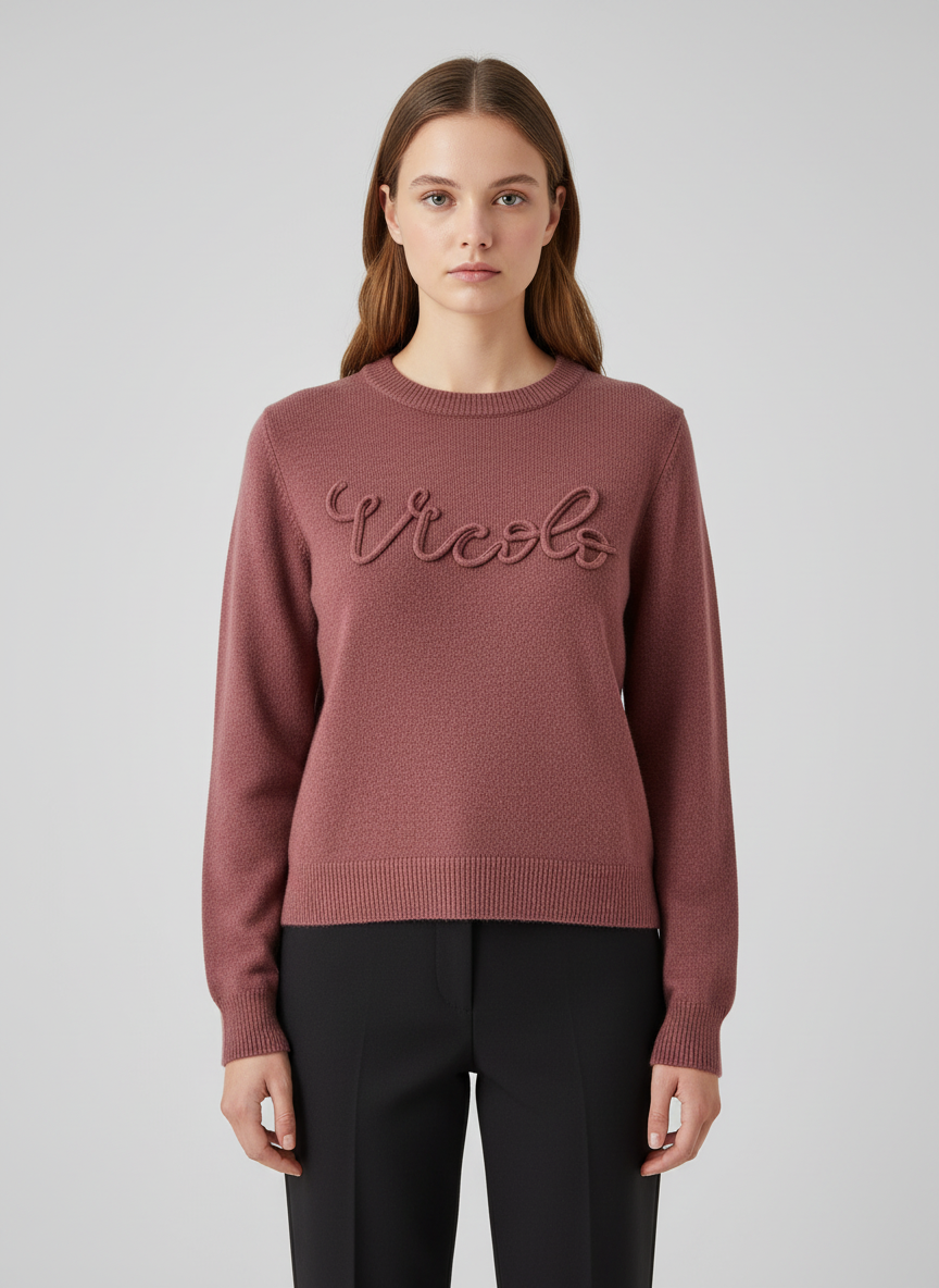 Maglia Vicolo knitwear 77210F bordeaux