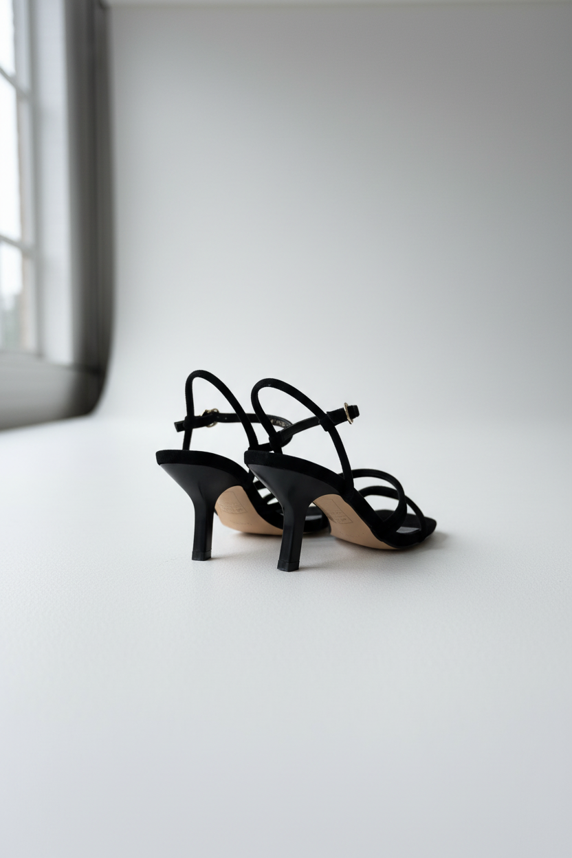 JANET & JANET SANDALO LACCINI J-780  BLACK