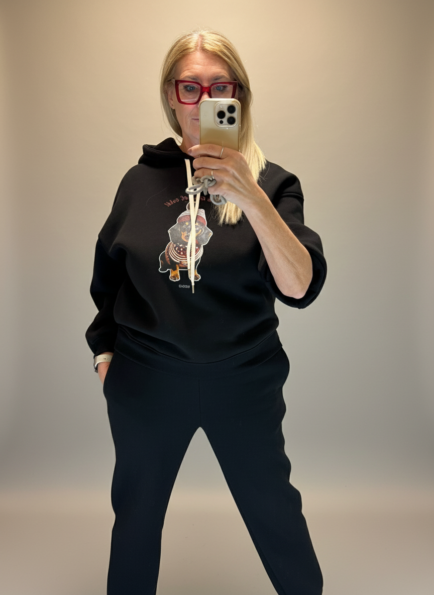 Pantalone tuta Vicolo nero donna