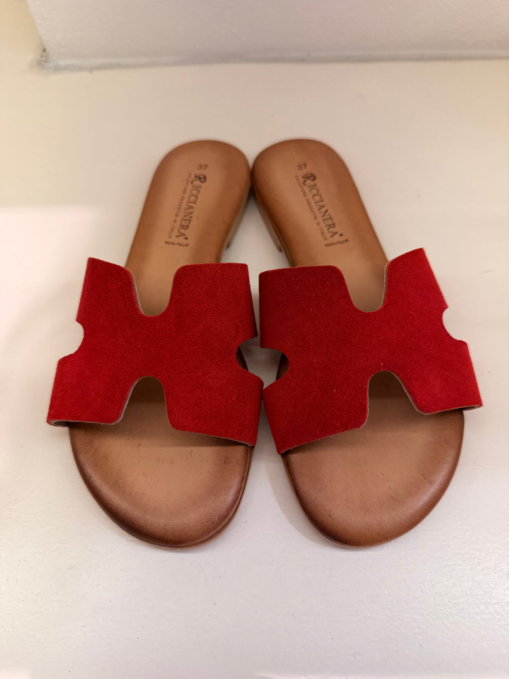 Ciabattine Riccianera   ROSSO
