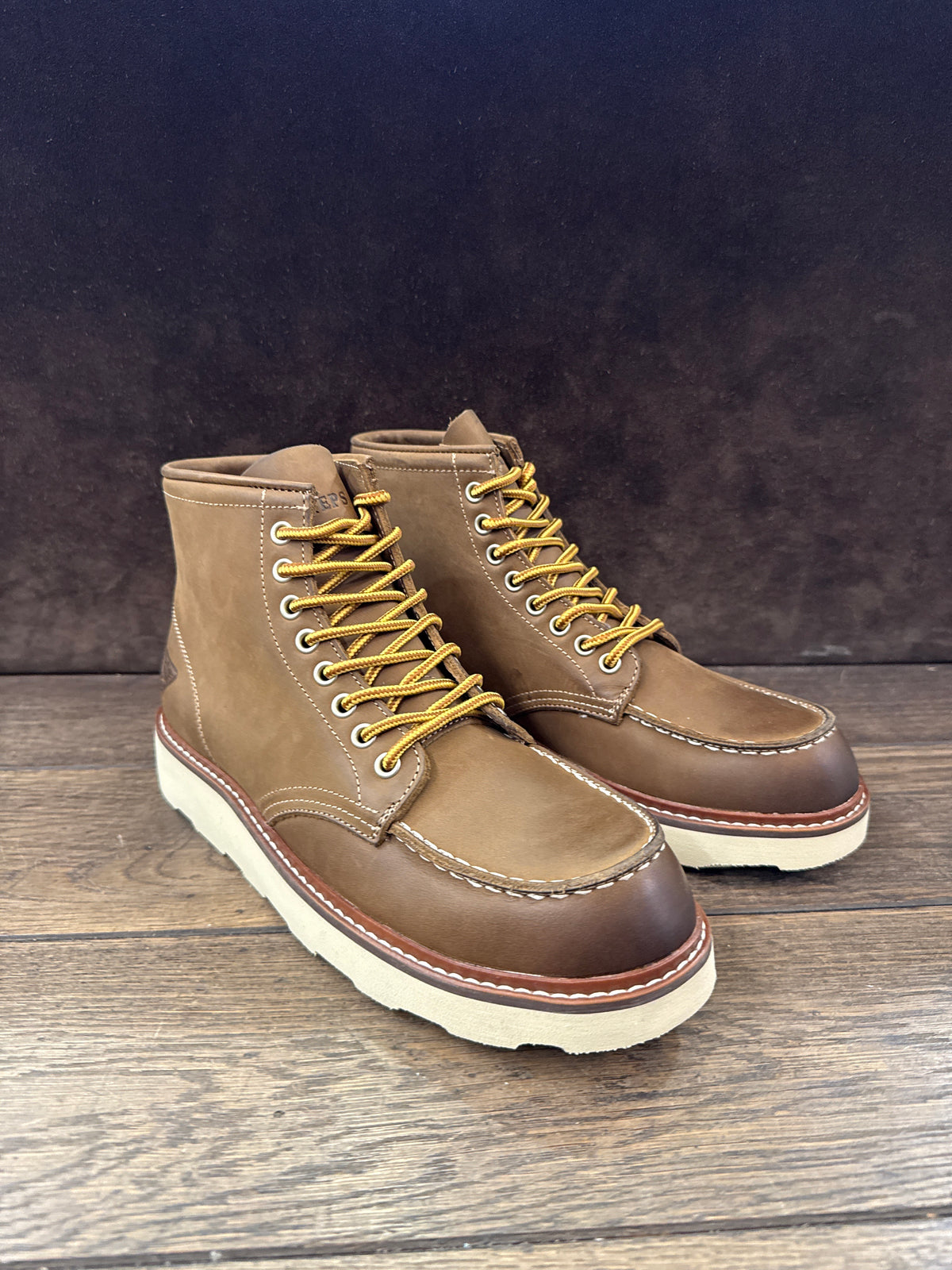 DOCKSTEPS OAKLAND 1726 LEATHER MUD
