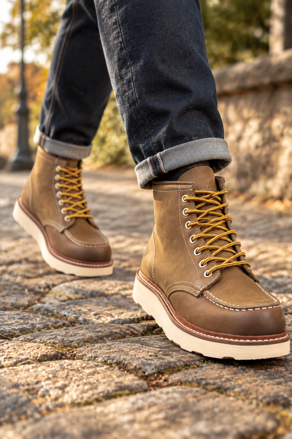 DOCKSTEPS OAKLAND 1726 LEATHER MUD