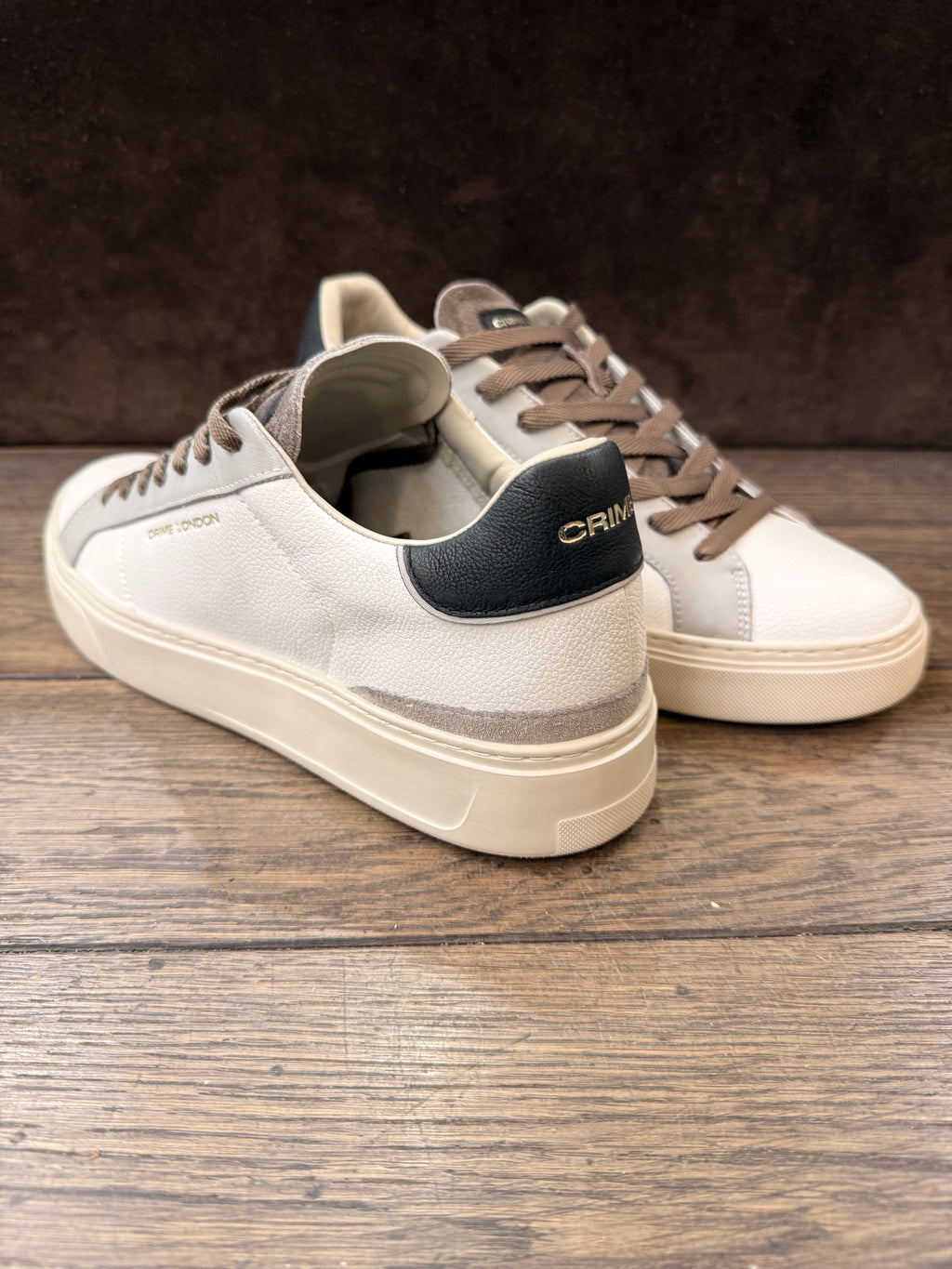 CRIME LONDON BLADE BIANCO TOP NERO UOMO