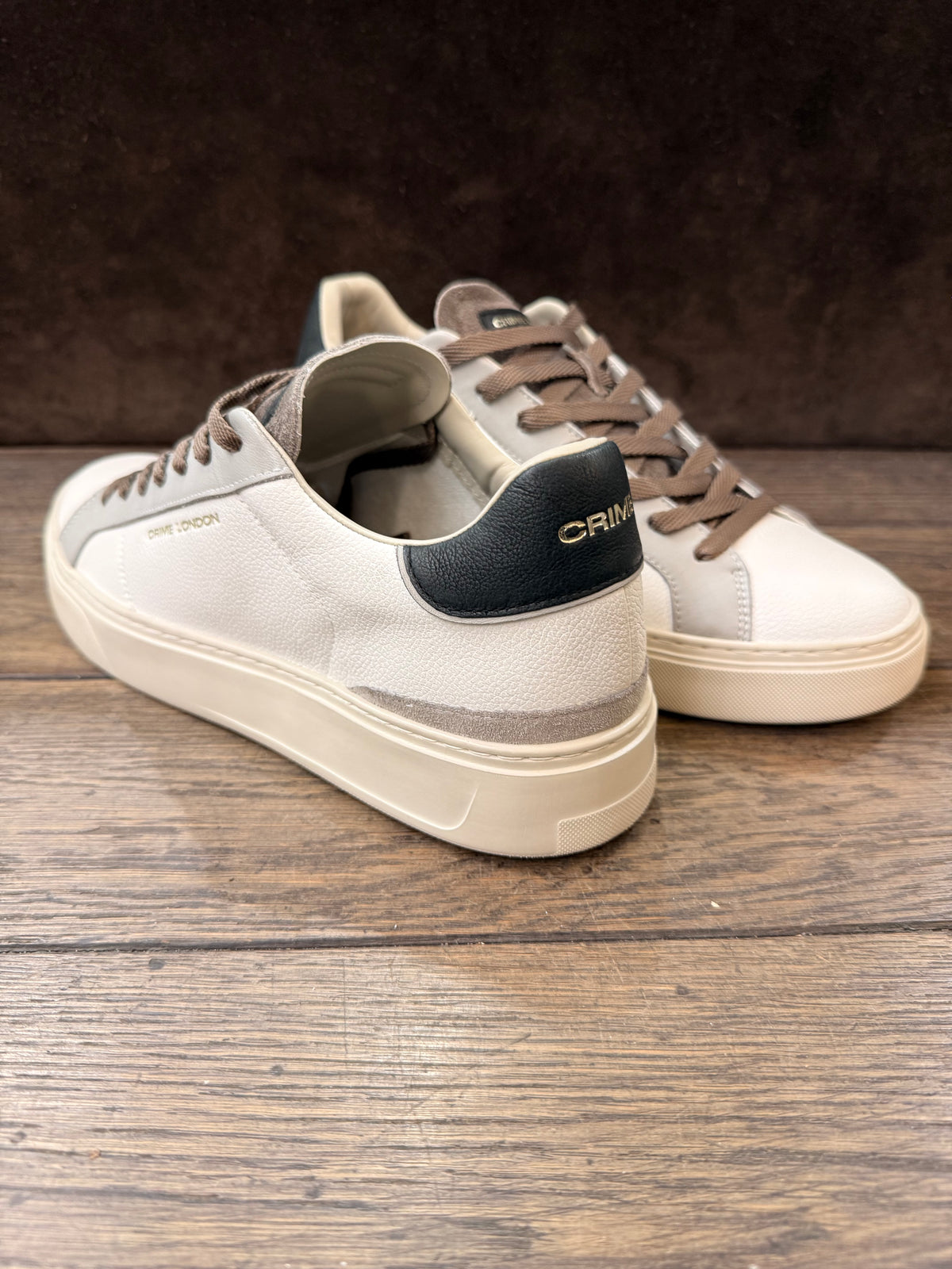 CRIME LONDON BLADE BIANCO TOP NERO UOMO