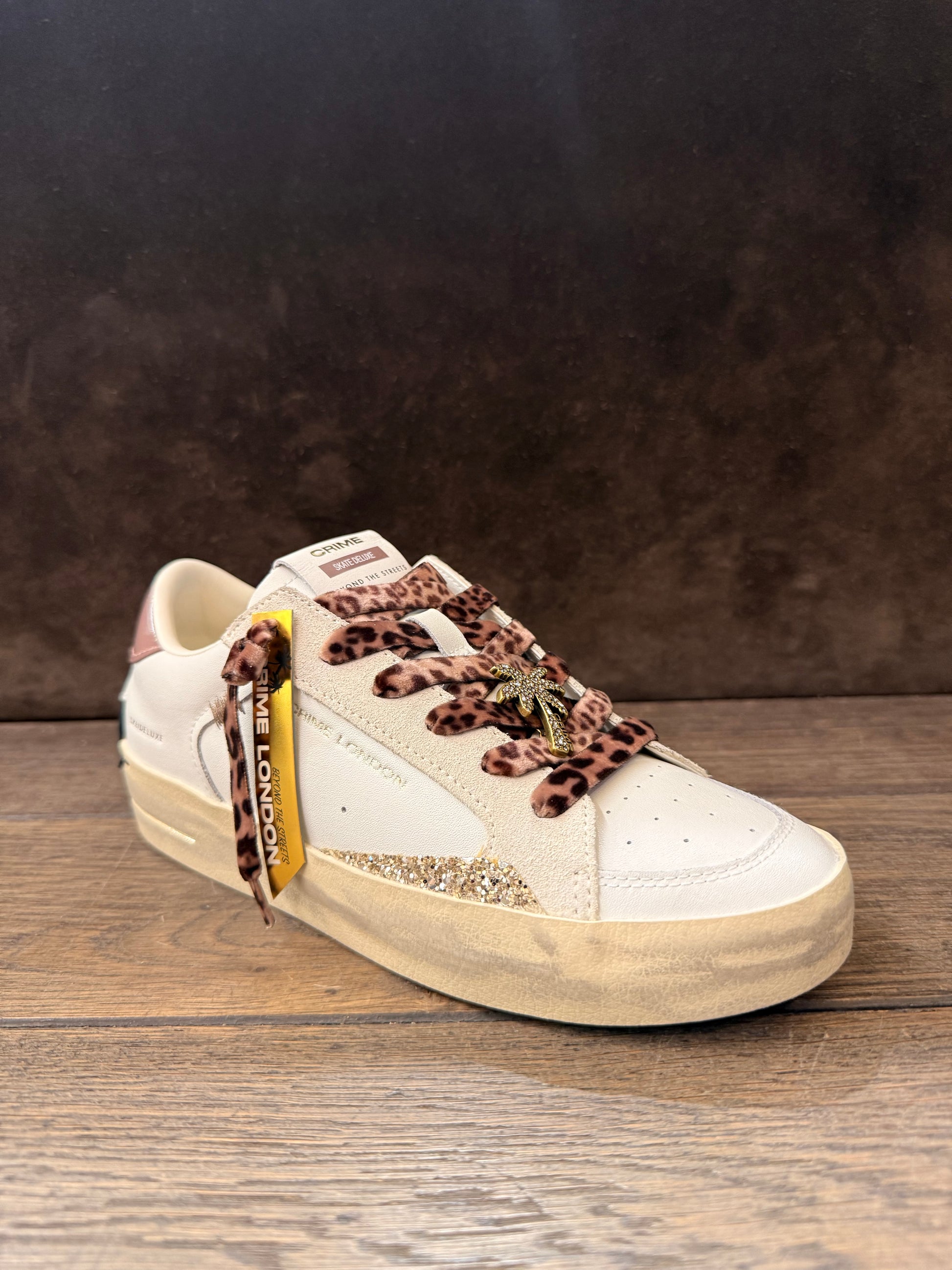 CRIME LONDON SK8  BIANCA TOP CIPRIA LACCI LEO DONNA