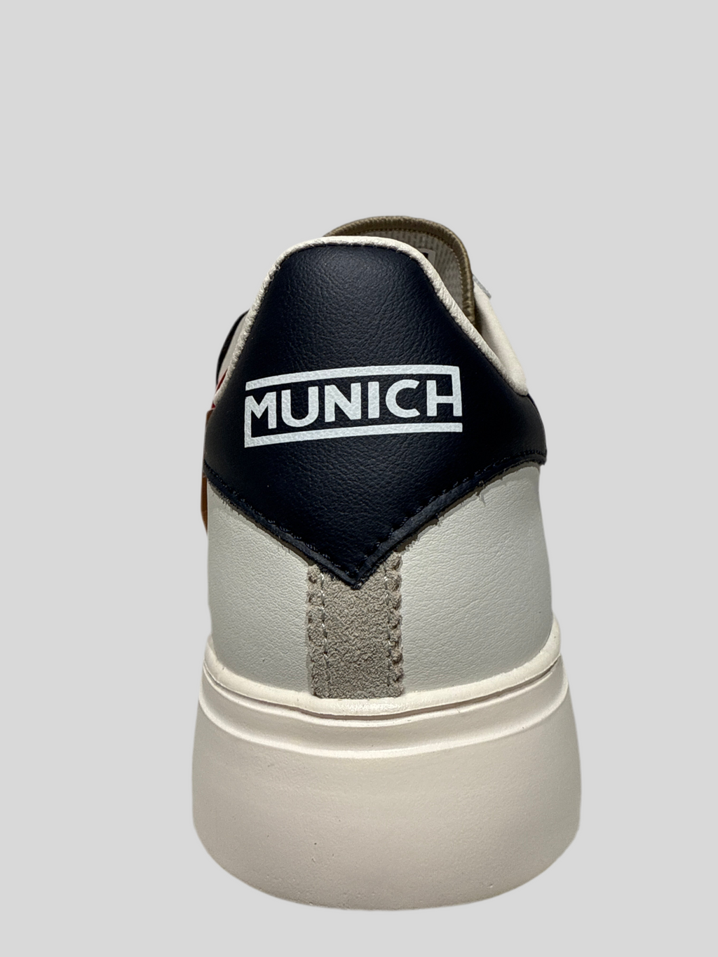 Sneakers Munich - RETE 79 - bianca e cuoio