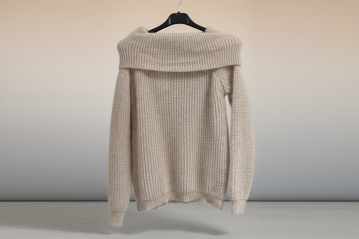 maglia  shiffer ecru lineaelle