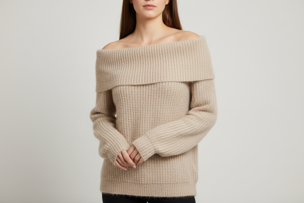 maglia  shiffer ecru lineaelle