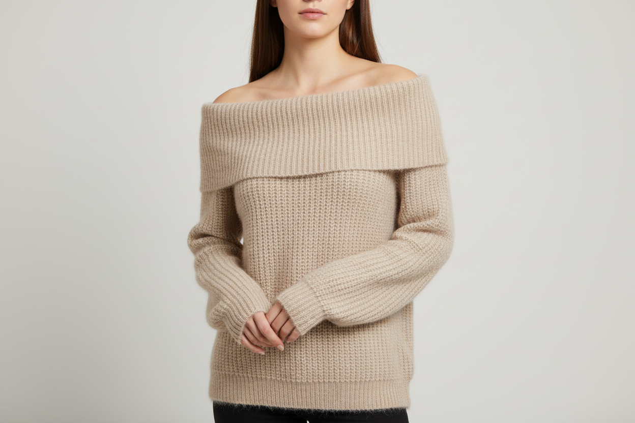 maglia  shiffer ecru lineaelle