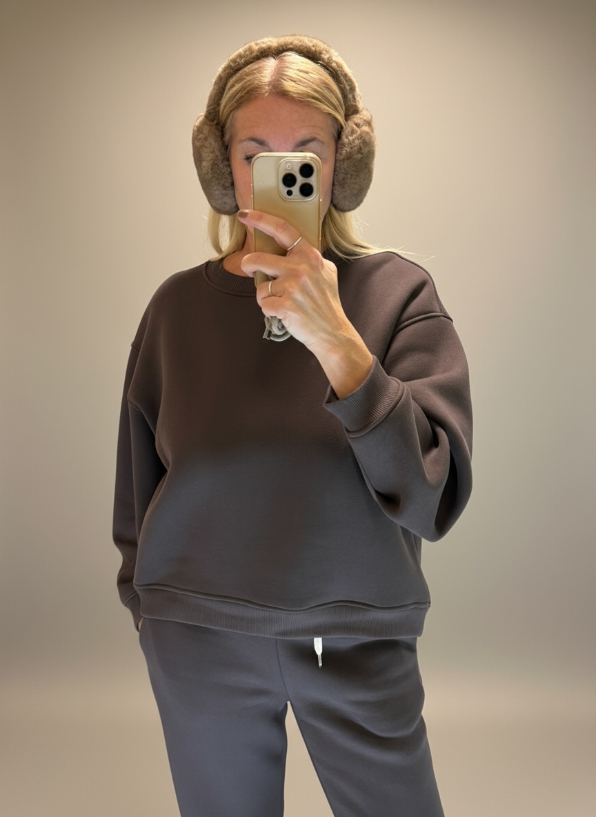 Felpa Vicolo marrone