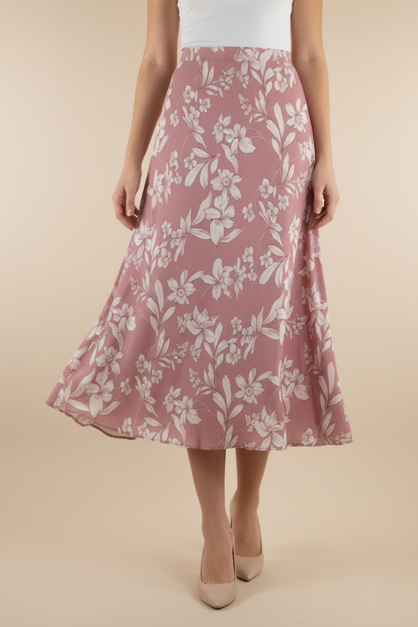 GONNA ROSA FLOREALE VICOLO