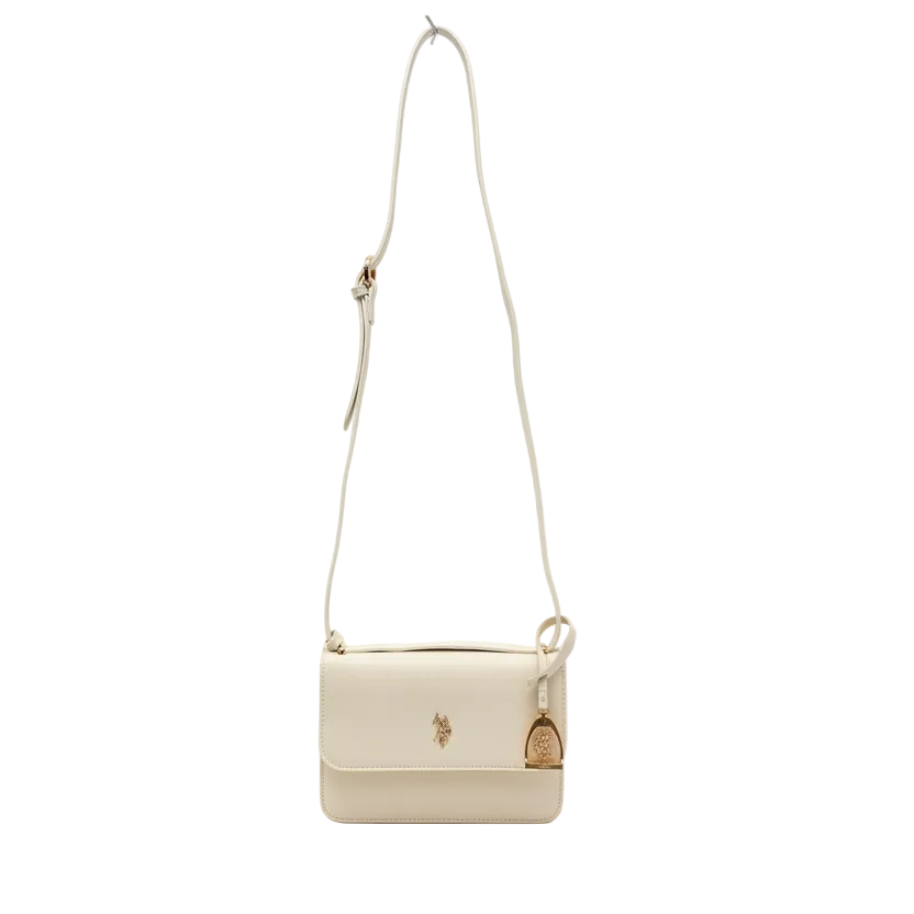 US POLO BORSA JONES FLAP WHITE