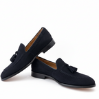 KEBO MOCASSINO CAMOSCIO BLU UOMO GB 400