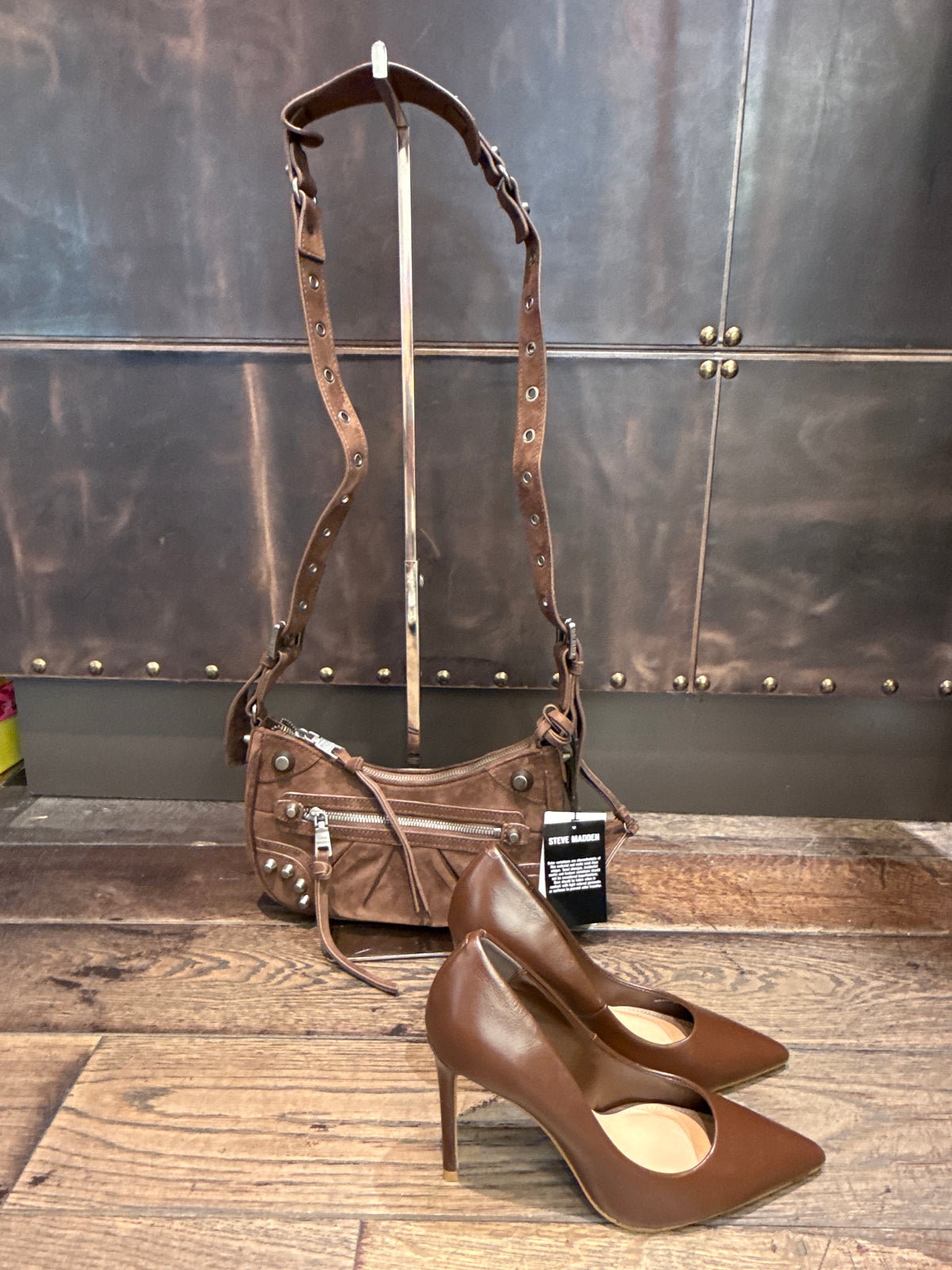 STEVE MADDEN BORSA MINI BGLOWINS  CIOCCOLATA DONNA