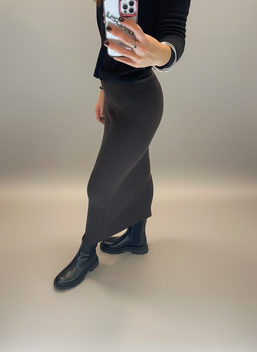 Gonna lunga costina t.moro LineaElle