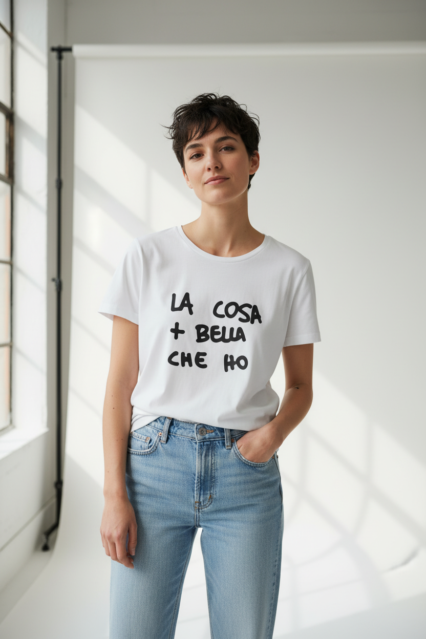 T-SHIRT  SUSYMIX LA COSA + BELLA CHE HO